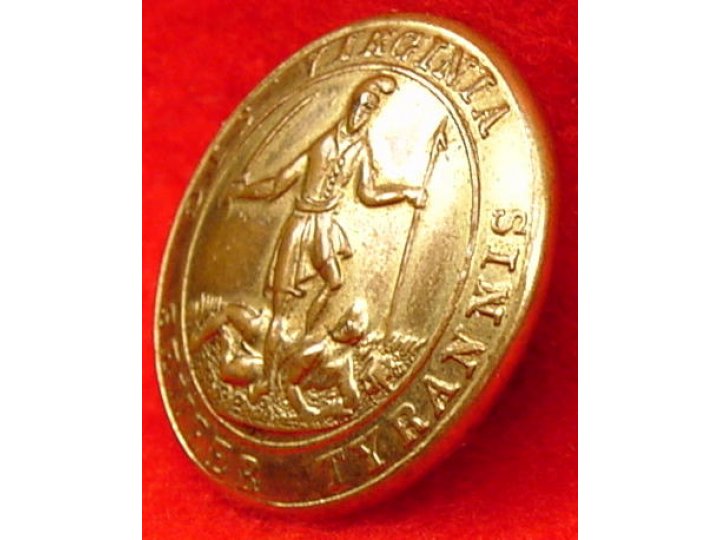Virginia State Seal Button